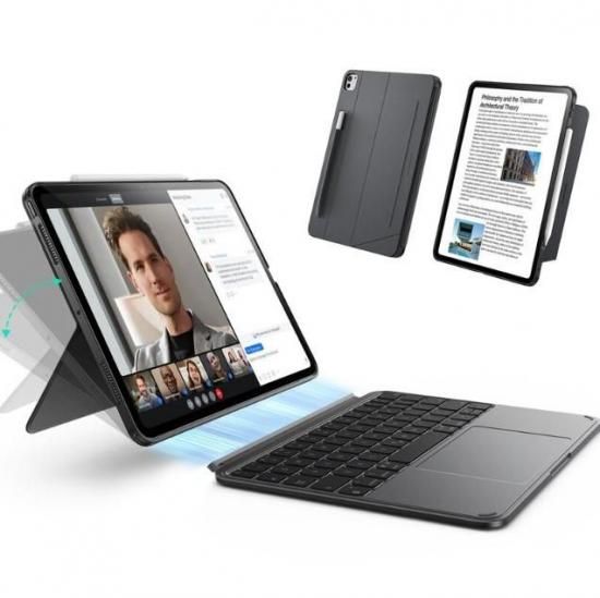 8月中発売予定 国内正規品 ESR SHIFT 着脱式キーボードケース for iPad Pro 11インチ (M5/M4）Bluetoothケース Apple Pencil収納｜MSQUALL