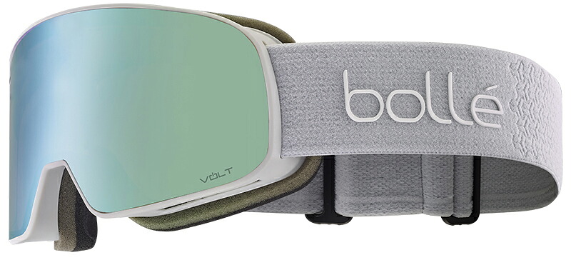 送料無料 bolle (ボレー) ゴーグル 23-24モデル NEVADA SMALL BG395004 ネバダスモール／マットライテストグレー／ボルトアイスブルー