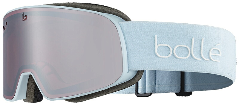 送料無料 bolle (ボレー) ゴーグル 24-25モデル　NEVADA SMALL BG395006　ネバダスモール／パウダーブルー マット／バーミリオンガン