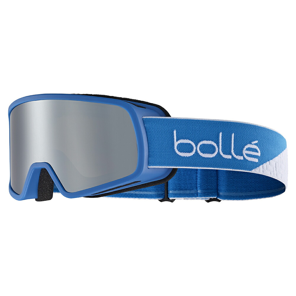 送料無料 bolle (ボレー) ゴーグル NEVADA JUNIOR　23-24モデル　BG050008　ネバダ ジュニア／マットレースブルー／ブラッククローム　ジュニアゴーグル