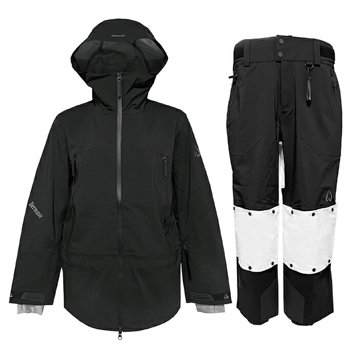 ID one SKIWEAR MOGUL3L Set BK / BK 黒いこと 25-26