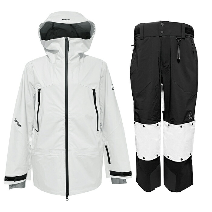 ID one SKIWEAR MOGUL3L Set WT / BK 白いこと / 黒いこと 25-26