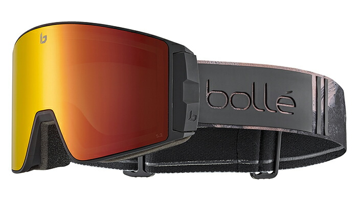 送料無料 bolle (ボレー) ゴーグル 25-26モデル　BLACKRIDGE ブラックリッジ BG010001　ダークブラッシュマット　サンライズ
