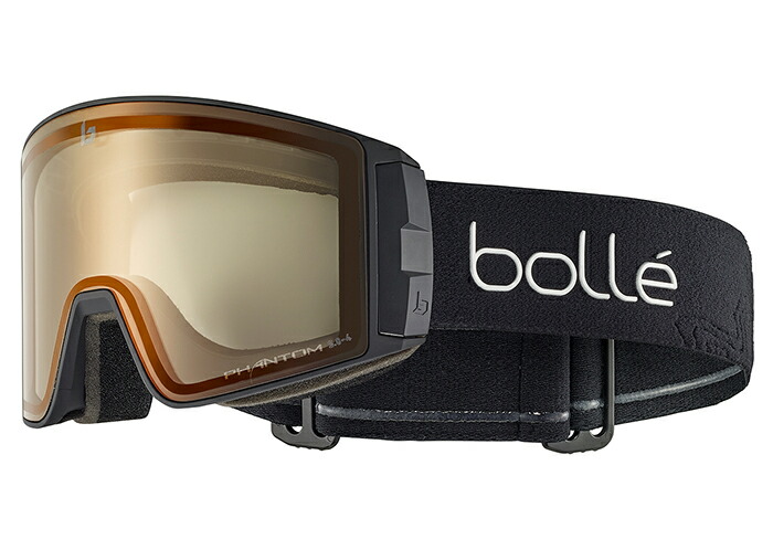 送料無料 bolle (ボレー) ゴーグル 25-26モデル　BLACKRIDGE ブラックリッジ BG010007　ブラックコープマット　ファントム0-4
