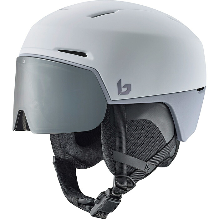 送料無料 bolle (ボレー) ヘルメット X-FUSION 25-26モデル　エックスフュージョン／ホワイトライラックマット／エコフォトクロミックガン　BH017005