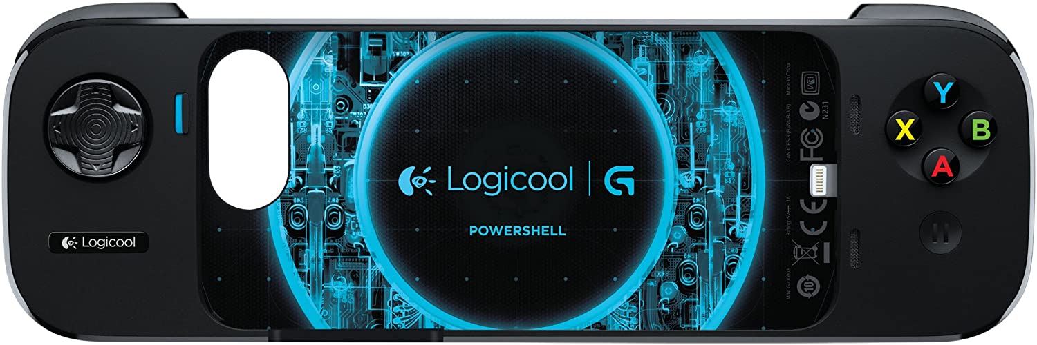 【即納】【365日毎日出荷】ロジクール Logicool iPhone 5/iPhone 5s/iPhone SE 第1世代/iPod touch 第5世代/iPod touch 第6世代/iPod touch 第7世代用ゲームパッド パワーシェルコントローラ + バッテリー Apple MFi認証(Made for iPhone)取得 1500mAhバッテリー内蔵 G550画像