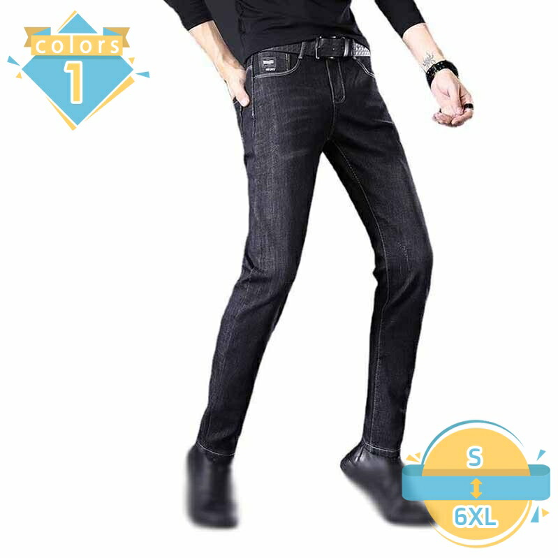 デニムパンツ ジーンズ メンズ 裏起毛 ジーパン 冬 暖かい ズボン ストレッチ スキニー パンツ ロングパンツ 長ズボン 無地 おしゃれ 大きいサイズ 冬服 厚手 ボトムス 秋冬 あったか カジュアル 暖パンツ 防寒 mssk-online