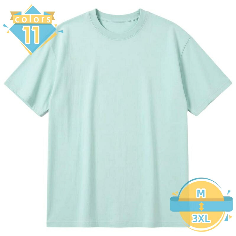 メンズ tシャツ 半袖 クルーネック 着痩せえ 无地 インナー シャツ カジュアル シンプル プルオーバー トップス ゆったりサイズ リラックス 夏服 mssk-online｜トラベア雑貨店