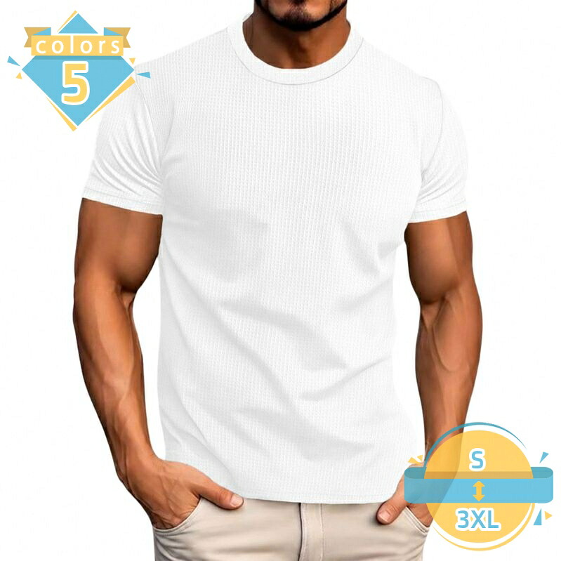 カットソー メンズTシャツ すっきり見え シルエット 引き締め感 トップス カジュアル インナーウェア スポーツウエア トレーニング デイリーユース 普段着 タウンユース おしゃれ 大きいサイズ mssk-online｜トラベア雑貨店