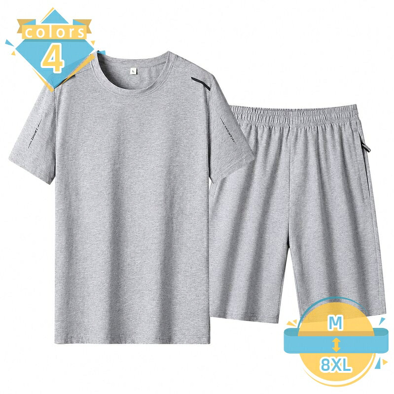 トレーニングウェア 上下 メンズ 半袖 セットアップ ハーフパンツ Tシャツ ランニングウェア スポーツウェア 吸汗 涼しい 部屋着 運動着 mssk-online｜トラベア雑貨店