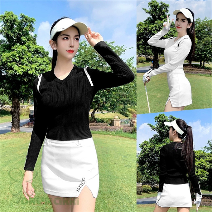 ゴルフ GOLF ウールセーター 秋 冬 レディース コート ゴルフウェア ニットセーター 防寒 暖かい プレゼント ギフト｜MSSKCO