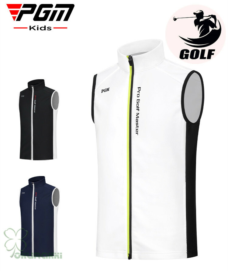 【すぐ使える超お得クーポン4％＆5％＆6％】ゴルフベスト KIDS キッズ GOLF 蓄熱保温 ゴルフウェア 防寒 秋冬 スポーツウェア カジュアル 暖かい プレゼント ギフト｜MSSKCO