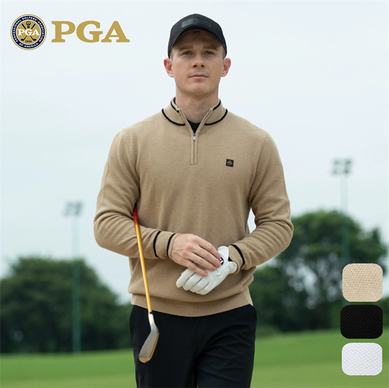 ゴルフ GOLF ウールセーター 秋 冬 メンズ コート ゴルフウェア ニットセーター 防寒 暖かい プレゼント ギフト｜MSSKCO