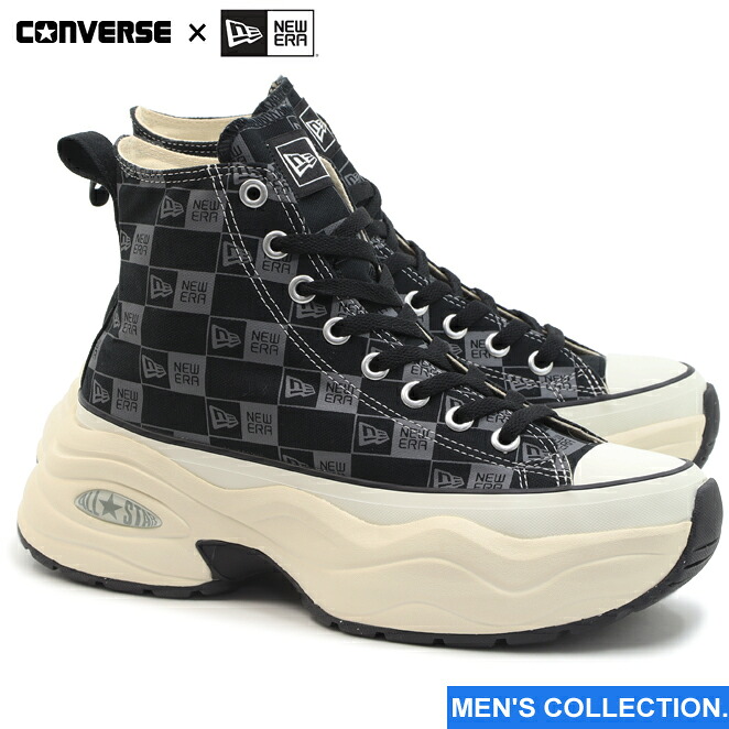 【CONVERSE】 オールスター (R) サージトレーナー ＨＩ ／ ＮＥ ブラック CONVERSE ALL STAR (R) SURGETRAINER HI / NE BLACK ハイカット スニーカー ユニセックス メンズサイズ 31312420