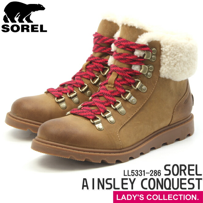 メール便なら送料無料 楽天市場 送料無料 ソレル エインスレイコンクエスト Sorel Ainsley Conquest Elk レディース ショートブーツ ウィンターブーツ ボア 防寒 防水 秋冬 ブラウン 茶色 23 0 25 0cm Ll5331 286 ｍ ｓｔａｇｅ 豪華 Www Jiptv Tv