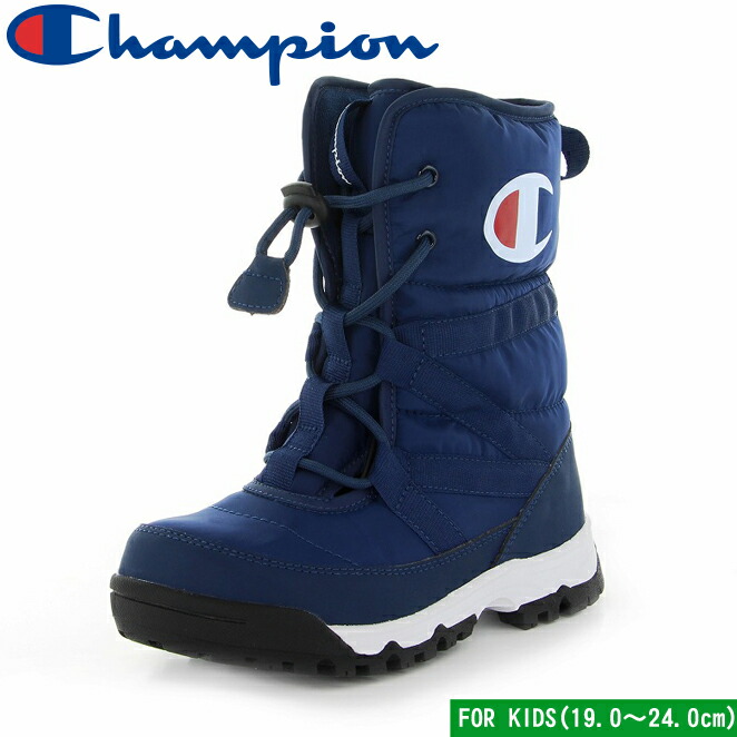 【チャンピオン】 ジュニア スプラッシュコート2 ネイビー 子供靴 ジュニア ウィンター ブーツ 防水 防寒 Champion CP JSC033W JR SPLASH COURT 2 19.0〜24.0cm画像