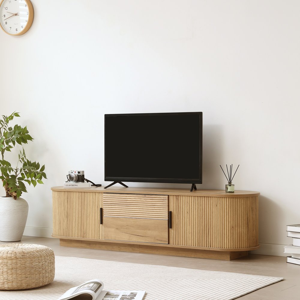 【幅150cm ナチュラル】テレビ台 ローボード 収納 木製 テレビボード テレビラック リビングボード おしゃれ 北欧 引出し収納 TV台 TVボード ロータイプ 棚 スリム 大容量｜MSトレンド