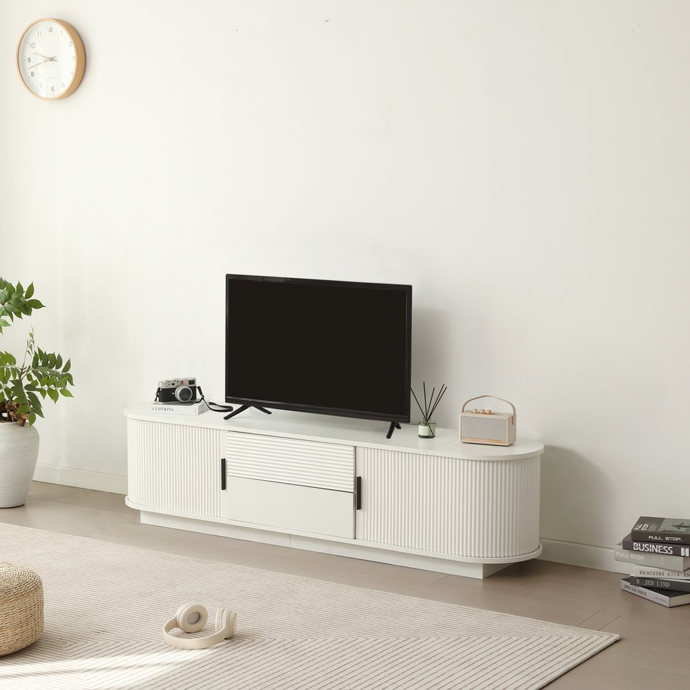 【幅150cm ホワイト】テレビ台 ローボード 収納 木製 テレビボード テレビラック リビングボード おしゃれ 北欧 引出し収納 TV台 TVボード ロータイプ 棚 スリム 大容量|MSトレンド