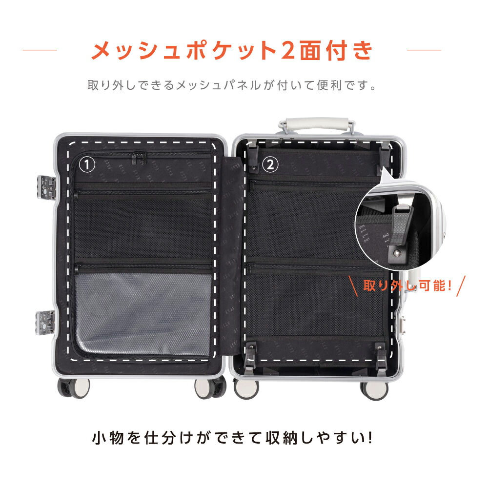 20日限定50％OFFクーポン】前開き スーツケース キャリーケース