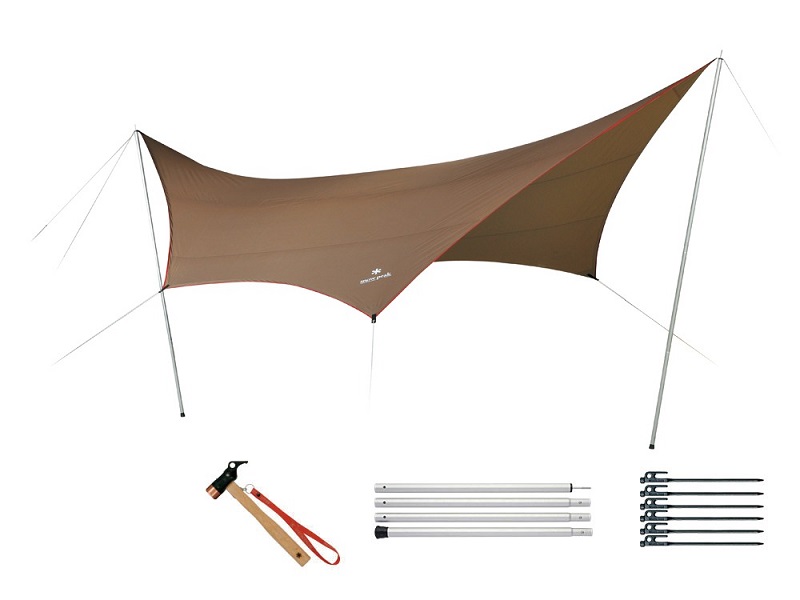 【ポイント5倍】【送料無料】 スノーピーク snowpeak HDタープ シールド・ヘキサ（M）Proセット 品番：TP-861S