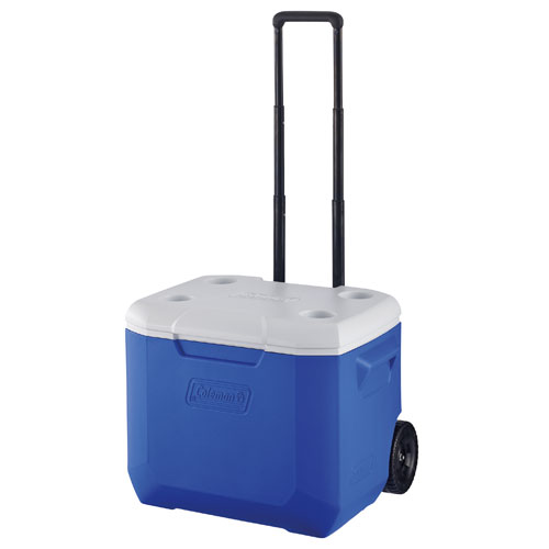 電話を掛けるマン Coleman 車輪 空調設備 / 60QT 青み / 白いこと品番：2000027863