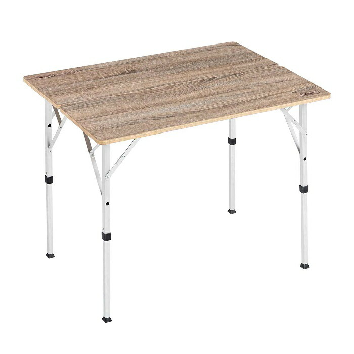 Coleman フォールディングテーブル　3折テーブル　170-5769 Coleman - コールマン 三折テーブル ランタンポール付 170-5769
