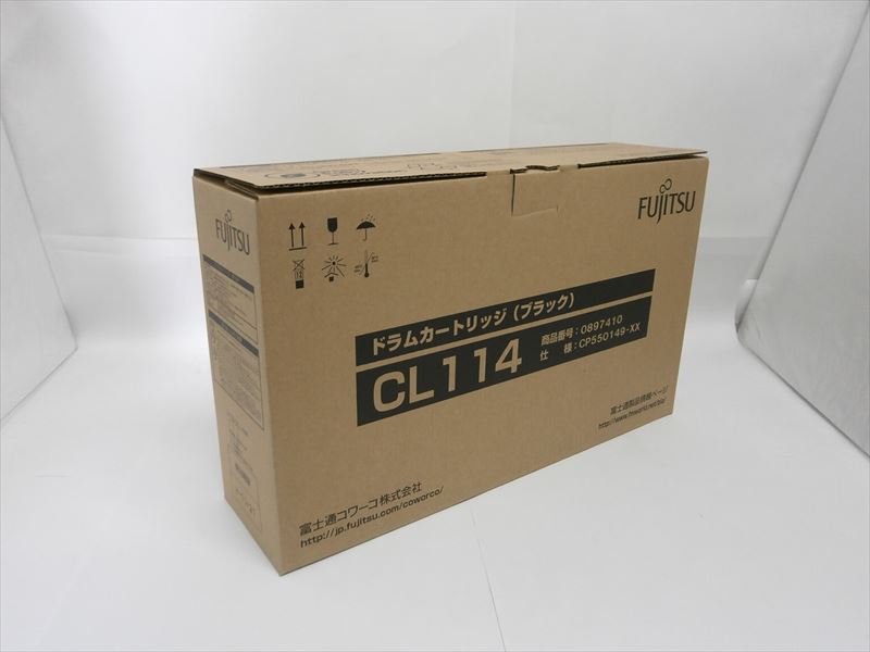 【楽天市場】CL114 富士通 FUJITSU 0897410ドラムカートリッジ ブラック 純正品 4588【わけ有り】箱汚れ／ダメージ有効