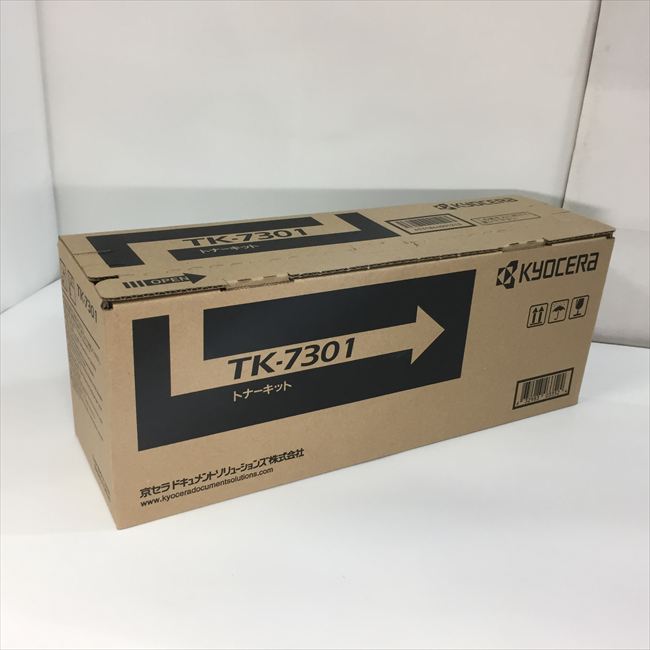 KYOCERA 京セラTK-7301 トナーキット●6653【文句無し品】［事わけ有り］箱汚れた状態／不都合 プリンター・FAX用インク-パソコン・周辺機器