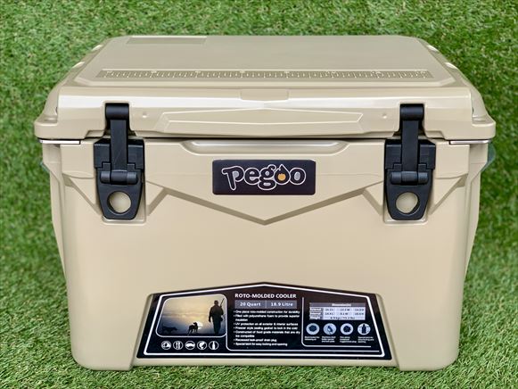 ハードクーラーボックス HardCoolerBox 20QT カラー：サンド CL-02001 容量：20QT≒18.9L 最長５日間も保冷力をキープ バーベキュー　キャンプ フィッシング スポーツ アウトドアシーン ポイント3倍は2024-03-29 11:59まで