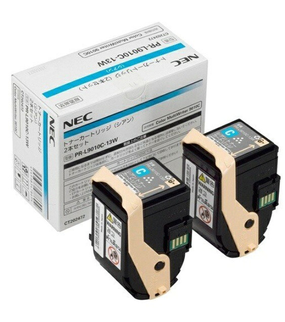 NEC トナーカートリッジシアン 2本仕掛けるPR-L9010C-13W(1個)【完全無欠品】［貨物輸送無料］