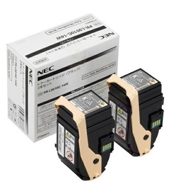 NEC トナーカートリッジブラック 2本書き割りPR-L9010C-14W(1個)【純然たる品】［貨物輸送無料］