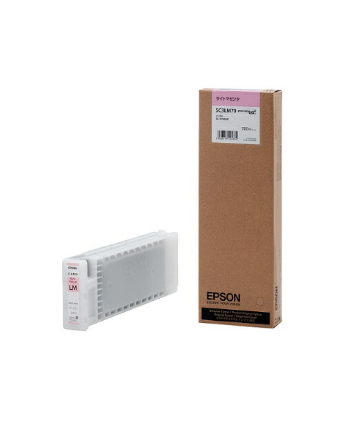 EPSON エプソン インクカートリッジ(ライトマゼンタ) SC3LM70(1個)【純正品】［送料無料］ 北海道/沖縄県への配送は不可