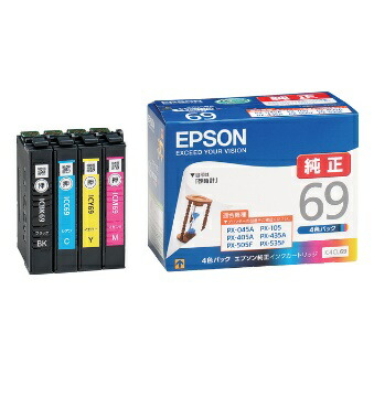 EPSON エプソン インクカートリッジ IC4CL69(1パック4個入)【純正品】