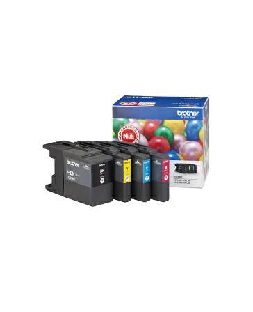 brother ブラザー　（大容量） インクカートリッジ お徳用4色パック LC17-4PK(1パック4個入) 【純正品】［送料無料］ 北海道/沖縄県への配送は不可