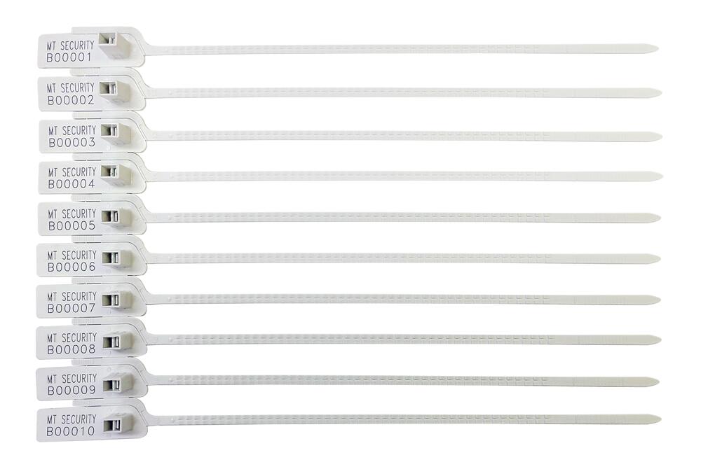 MTセキュリティジャパン MT-FDTL380 ロック (10本連結×10) プラスチック封印具/セキュリティタイ 封印・封緘・不正防止 6,512円