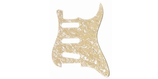 ALLPARTS(オールパーツ) ギター用ピックガード PG-0552-058 Cream Pearloid Pickguard for Stratocaster|迅速配送の楽器機材本舗