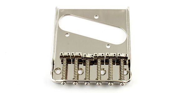 ALLPARTS(オールパーツ) ギター用ブリッジ TB-0033-001 Nickel Vintage 6 Saddle Bridge for Telecaster|迅速配送の楽器機材本舗