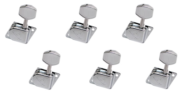 FENDER（フェンダー） ギター用ペグ 70S F STYLE STRATOCASTER-TELECASTER TUNING MACHINES (LEFT）｜迅速配送の楽器機材本舗
