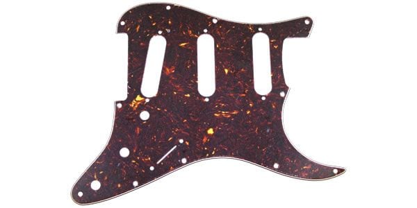 FENDER(フェンダー) ギター用ピックガード 11-HOLE MODERN-STYLE STRATOCASTER PICKGUARDS TORTOISE SHELL|迅速配送の楽器機材本舗