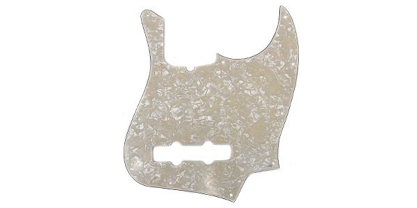 FENDER(フェンダー) ベース用ピックガード 10-Hole Contemporary Jazz Bass Pickguard White Pearl|迅速配送の楽器機材本舗