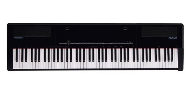 PLAYTECH（プレイテック） 電子ピアノ（スリム/コンパクトタイプ） PDP300-BK　電子ピアノ　象牙調ハンマーアクション鍵盤｜迅速配送の楽器機材本舗