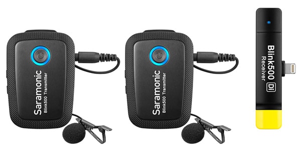 Saramonic(サラモニック) ワイヤレス/ラベリア Blink 500 B4 スマホ用ワイヤレス デュアルマイク Lightning接続|迅速配送の楽器機材本舗