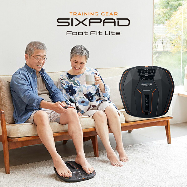 健康のためにはじめる 足の筋トレ習慣 シックスパッド 通販限定モデル フットフィット Sixpad 健康器具 フットフィットライト Foot Lite Lite Ems Mtg 電池付きセット シックスパッド フットフィットライト Fit 足裏 健康器具 フットフィット フットライト ふくらはぎ