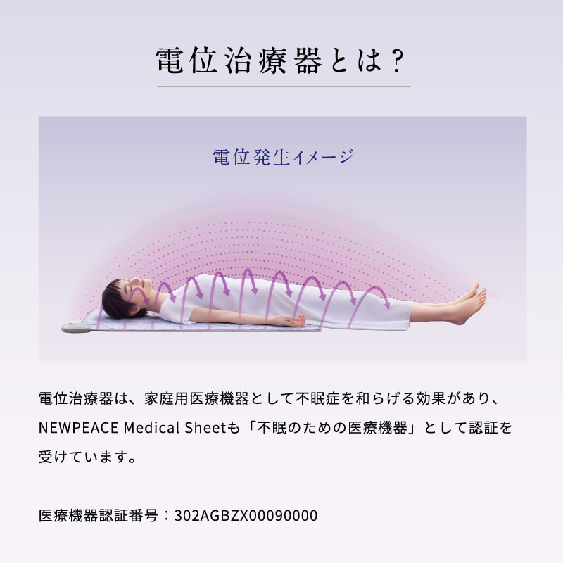 NEWPEACE Medical Sheet メディカル 電位治療器 寝具 メディカルシート