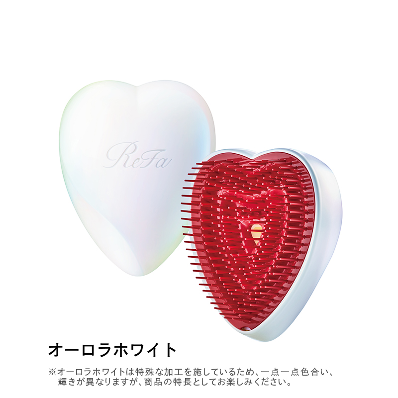 Refa ハートブラシ リペイント　カープ風 ReFa/リファ〉リファハートブラシレイ マットブラック｜近鉄