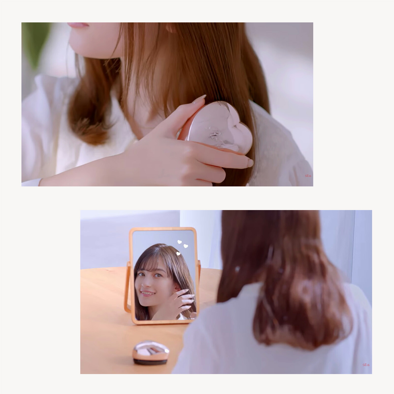 RIRIページ♡⃜ リファ ハートブラシ | Shine Red（シャインレッド） ReFa