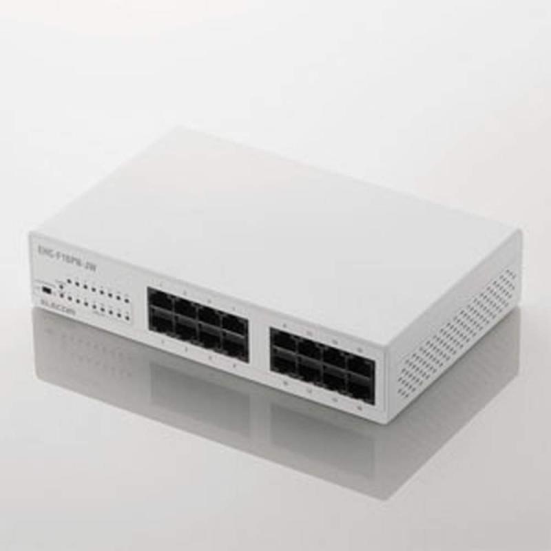 楽天市場】エレコム スイッチングハブ 8ポート 10/100Mbps