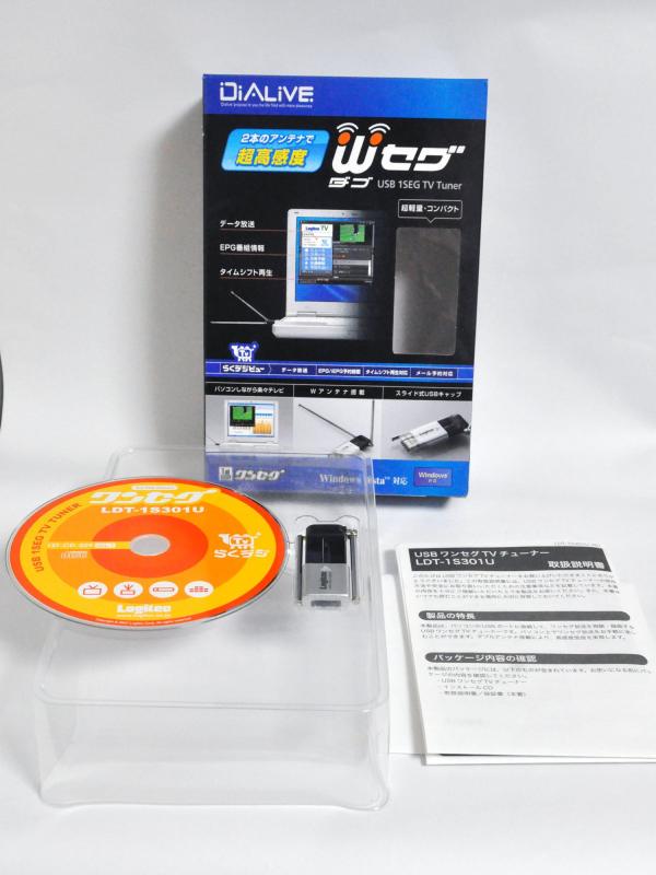 楽天市場】PC専用ワンセグテレビーチューナー LT-DT306BK USB接続