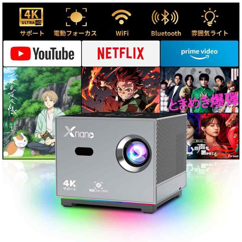 iSinbox 小型 プロジェクター 15000LM 1080p 未使用品 Amazon.co.jp: 【135°回転・オートフォーカス】 iSinbox 500ansi