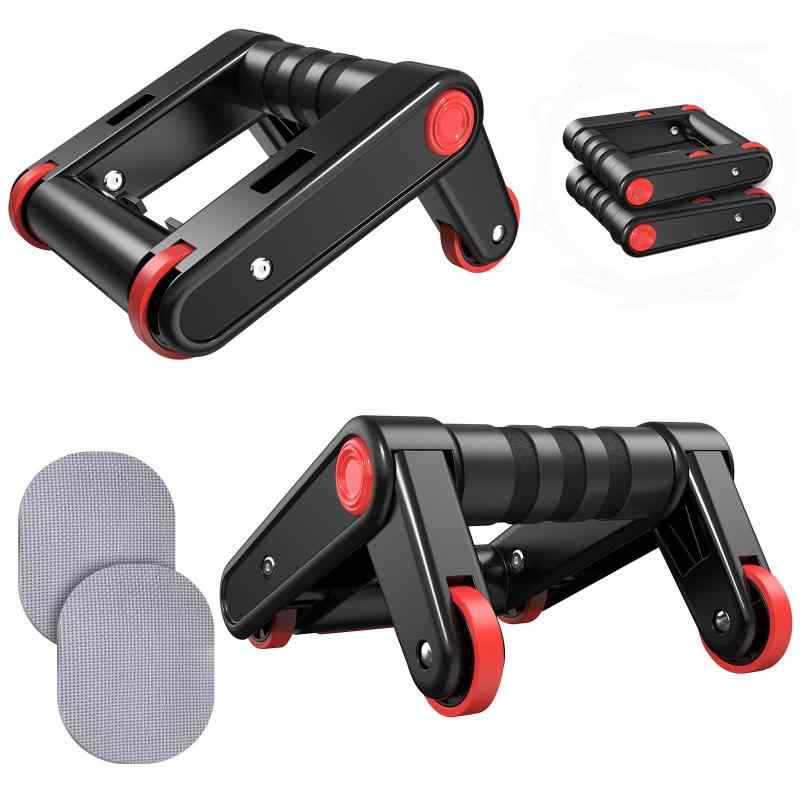 楽天市場】GMOLIS 2in1折りたたみ式腹筋ローラー プッシュアップ